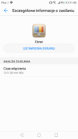 Zarządzanie baterią | Wynik z PC Mark | Czas pracy z włączonym ekranem