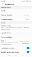 Personalizacja | Ustawienia powiadomień | Ustawienia wyświetlania obrazu