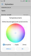 Personalizacja | Ustawienia powiadomień | Ustawienia wyświetlania obrazu