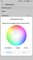 Motywy, tapety, personalizacja interfejsu i dostosowanie parametrów wyświetlanego obrazu