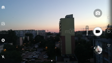 Aplikacja aparatu w trybie rejestrowania wideo