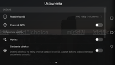 Aplikacja aparatu w trybie rejestrowania wideo