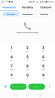 Dialer, ustawienia kart SIM i panel połączenia głosowego