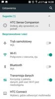 Menu ustawień