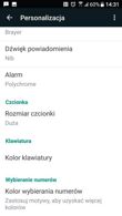 Menu ustawień
