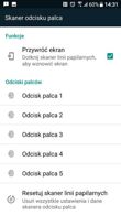 Menu ustawień