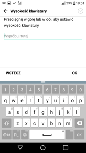 Klawiatura LG