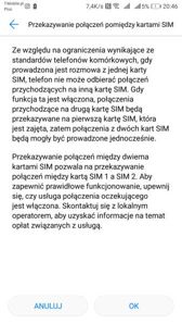 Ustawienia DualSIM, dialer, klawiatura tekstowa