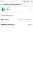 Zarządzanie baterią | Czas pracy z włączonym ekranem | Wynik z PC Mark