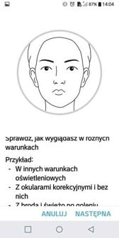 Ustawienia, opcje przycisków, skalowanie, rozpoznawanie twarzy Ustawienia, opcje przycisków, skalowanie, rozpoznawanie twarzy