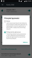 Ustawienia kart SIM | Dialer | Połączenia głosowe