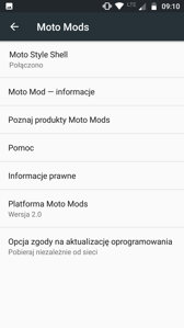 Mod Style Shell Wireless Charging z poziomu oprogramowania