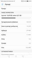 Interfejs | Pasek skrótów | Informacje o urządzeniu i pamięci
