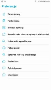 Ekran główny i jego opcje
