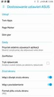 Opcje związane z gestami