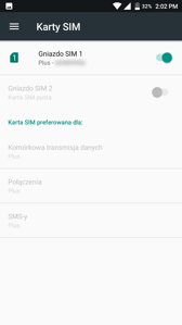 Karty SIM | Dialer | Połączenia głosowe