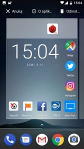 Zasobnik, edycja pulpitu, ustawienia, gesty, dodatki Xiaomi, menu ostatnich aplikacji