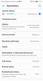 Temperatura barw, usypianie, ochrona wzroku