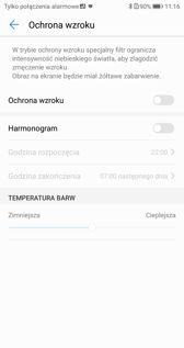 Temperatura barw, usypianie, ochrona wzroku
