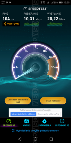 Internet Speed Test i Ookla Speedtest