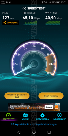 Internet Speed Test i Ookla Speedtest
