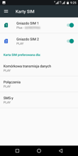 Ustawienia kart SIM | Połączenia głosowe