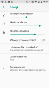 Ustawienia dźwięku | HTC Usonic