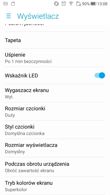 Ustawienia, gesty, dodatki, menu dźwięku i obrazu