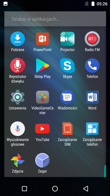Ekran blokady, ekran główny i menu aplikacji