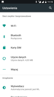 Ustawienia i informacje o telefonie | Personalizacja | Miravision