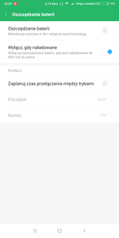 Zarządzanie zasilaniem z poziomu Panelu sterowania