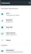 Główny interfejs, ustawienia, gesty...