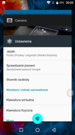 Menu ostatnich aplikacji i opcje interfejsu Quick Touch