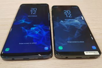 Samsung Galaxy S9+ i Galaxy S9 obok siebie