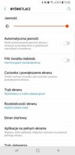 Opcje ekranu, ekran krawędziowy