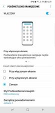 Opcje dźwięku, podświetlenie krawędziowe, tryb jednej ręki