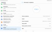 Ekran blokady z dodatkowym menu | Ekran główny | Informacje o urządzeniu Ekran blokady z dodatkowym menu | Ekran główny | Informacje o urządzeniu