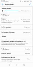 Informacje o telefonie | Wyświetlacz i ustawienia obrazu | Personalizacja i motywy
