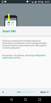 Ustawienia dual-SIM