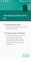 Pamięc po pierwszym uruchomieniu | Smart manager | Karta SD | Wynik z Androbench
