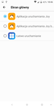 Ustawienia | Tryby ekranu głównego | Tryb prosty, czyli Łatwe uruchamianie | Okna konfiguracyjne pod czas instalowania aplikacji