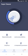 Pamięc po pierwszym uruchomieniu | Smart manager | Karta SD | Wynik z Androbench