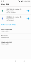 Dialer | Dual-SIM | Połączenia głosowe
