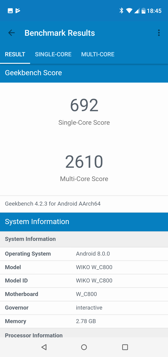 Wyniki benchmarków