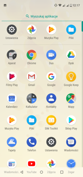 Elementy interfejsu | Menu aplikacji