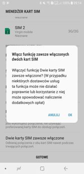Ustawienia dual-SIM | Połączenia głosowe