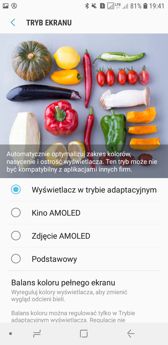 Wyświetlacz i tryb ekranu