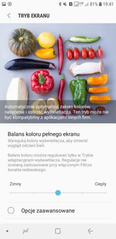 Wyświetlacz i tryb ekranu