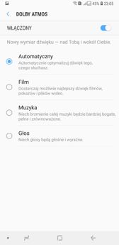 Ustawienia dźwięku