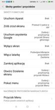 Ustawienia, gesty, dodatki, aplikacja konserwacyjna